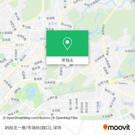 妈祖北一巷/市场街(路口)地图