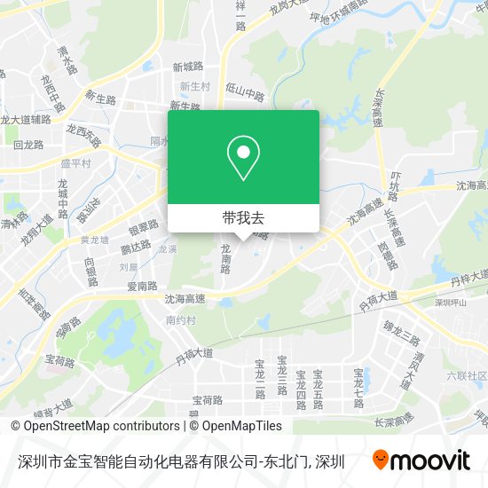 深圳市金宝智能自动化电器有限公司-东北门地图