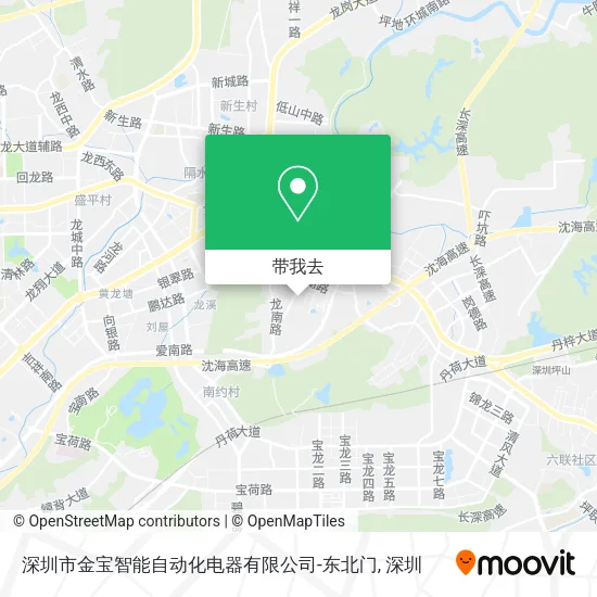 深圳市金宝智能自动化电器有限公司-东北门地图
