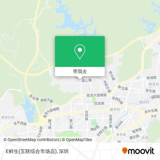 E鲜生(五联综合市场店)地图