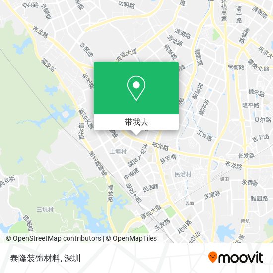 泰隆装饰材料地图