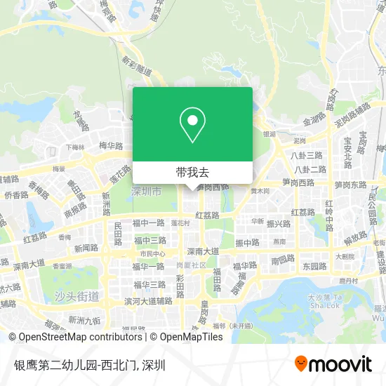 银鹰第二幼儿园-西北门地图