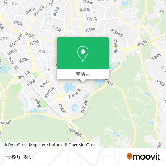 云餐厅地图