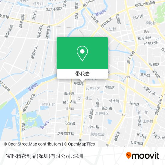 宝科精密制品(深圳)有限公司地图