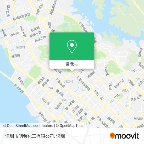 深圳市明荣化工有限公司地图