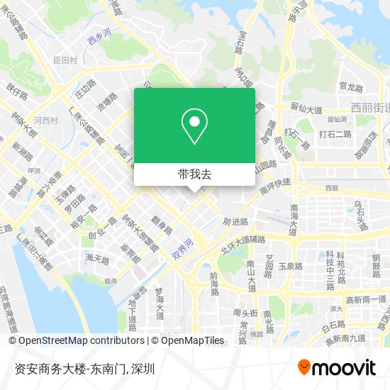 资安商务大楼-东南门地图