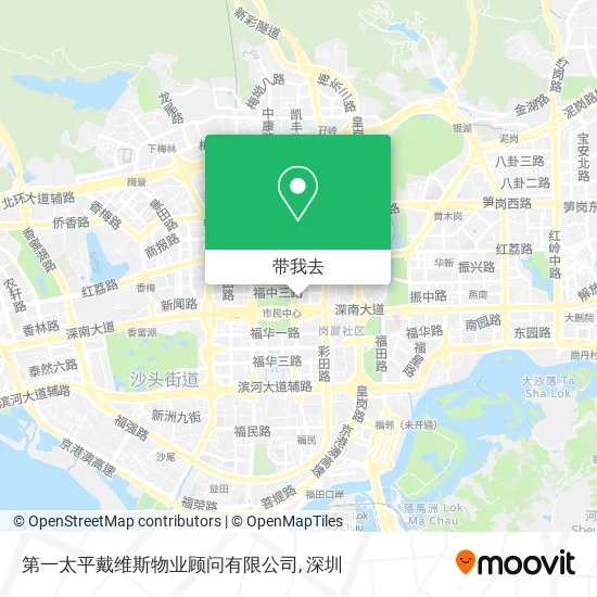 第一太平戴维斯物业顾问有限公司地图