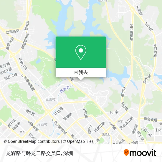龙辉路与卧龙二路交叉口地图