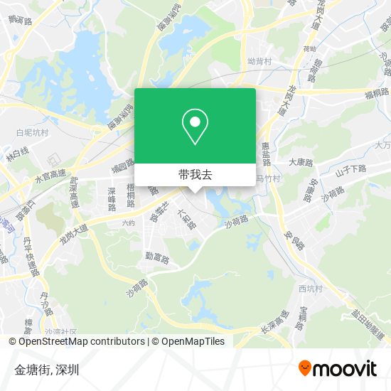 金塘街地图