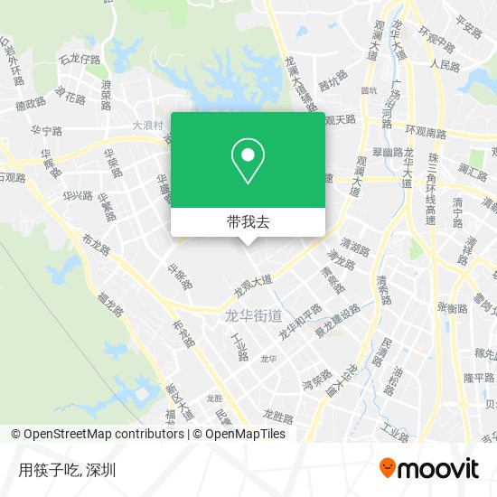 用筷子吃地图