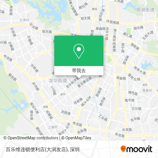 百乐维连锁便利店(大润发店)地图