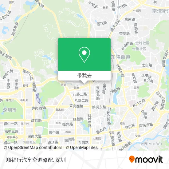 顺福行汽车空调修配地图