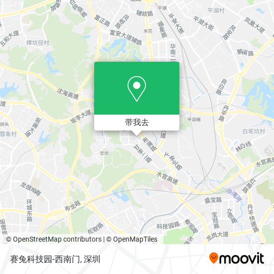 赛兔科技园-西南门地图