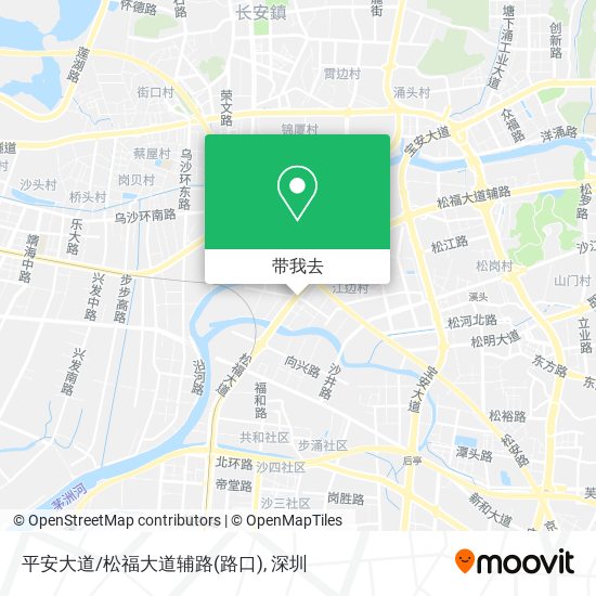 平安大道/松福大道辅路(路口)地图