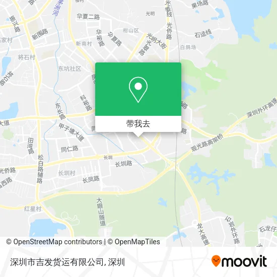 深圳市吉发货运有限公司地图