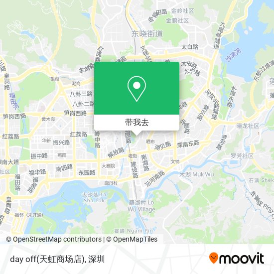 day off(天虹商场店)地图