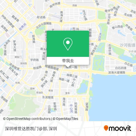 深圳维世达胜凯门诊部地图