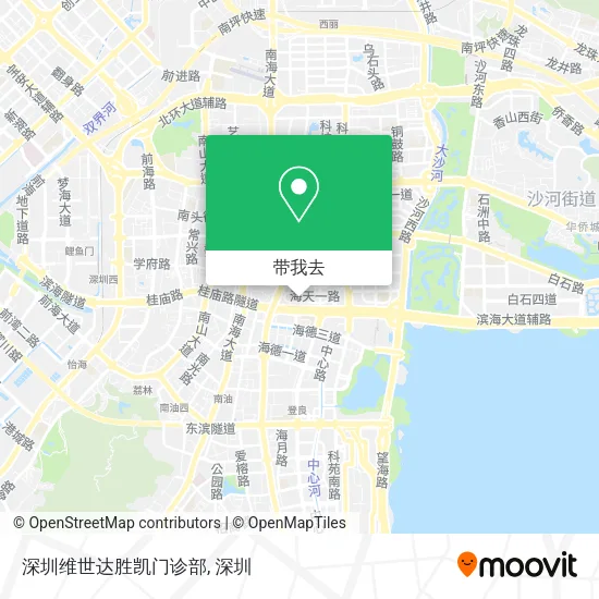 深圳维世达胜凯门诊部地图