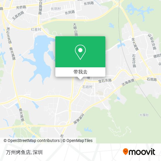 万州烤鱼店地图
