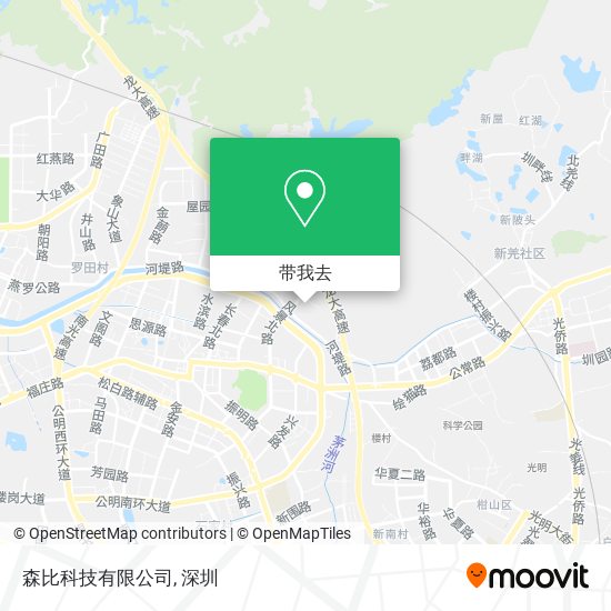 森比科技有限公司地图
