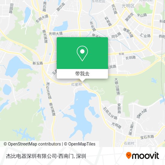 杰比电器深圳有限公司-西南门地图