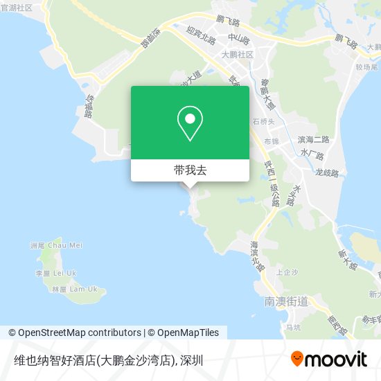 维也纳智好酒店(大鹏金沙湾店)地图