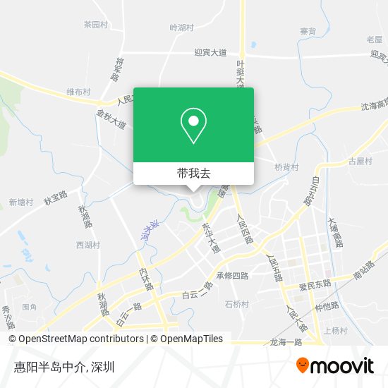 惠阳半岛中介地图