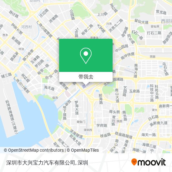 深圳市大兴宝力汽车有限公司地图