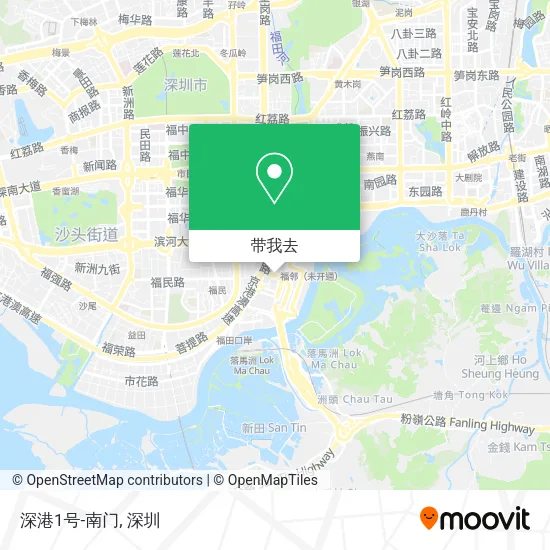 深港1号-南门地图
