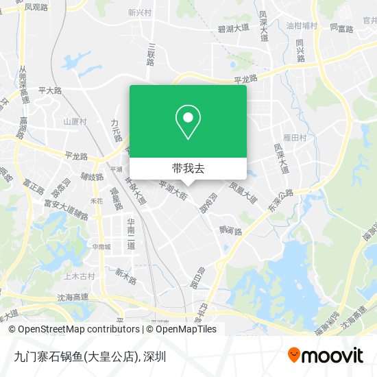 九门寨石锅鱼(大皇公店)地图
