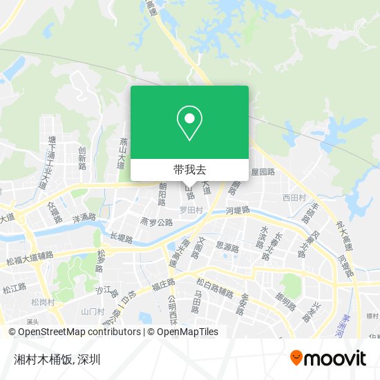 湘村木桶饭地图
