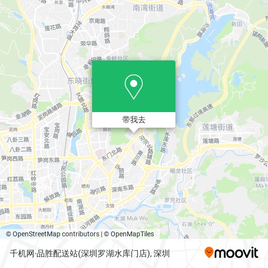 千机网·品胜配送站(深圳罗湖水库门店)地图