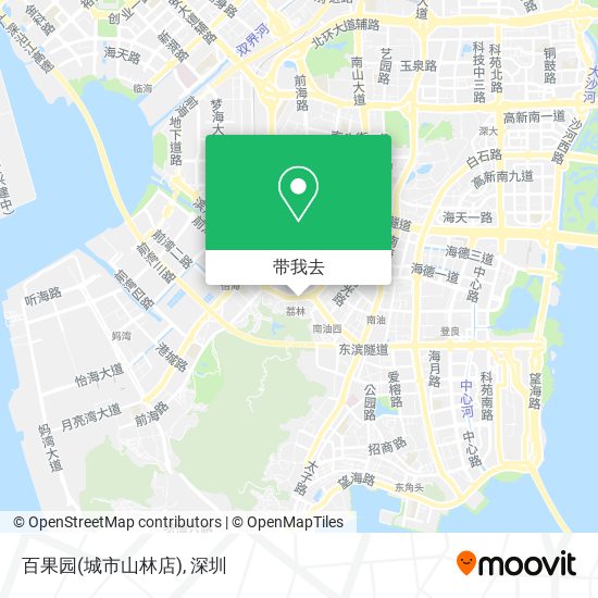 百果园(城市山林店)地图