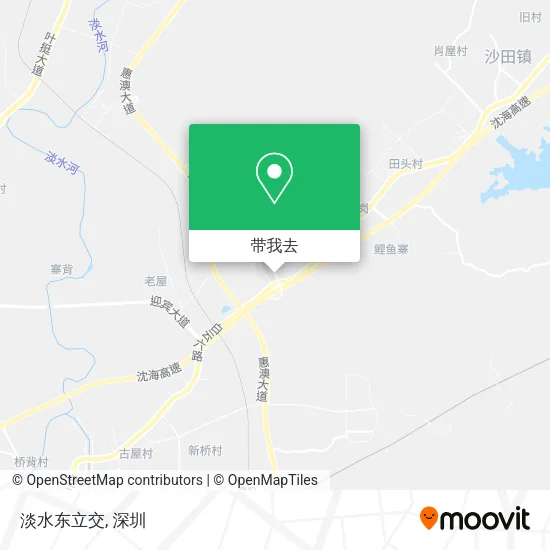 淡水东立交地图