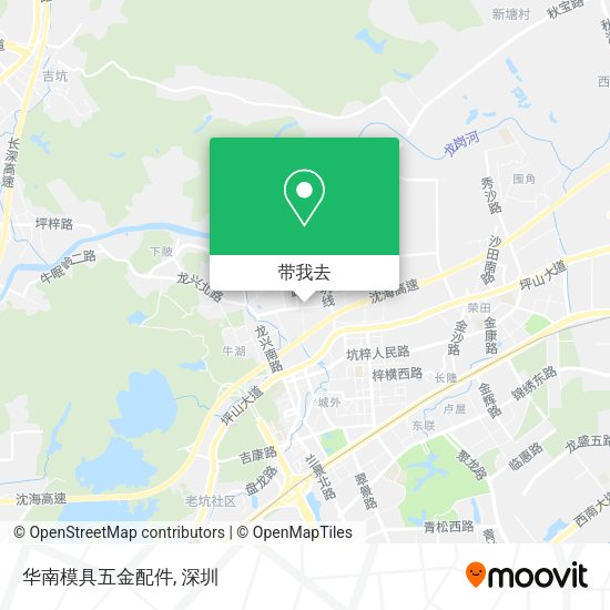 华南模具五金配件地图