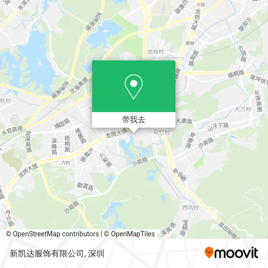 新凯达服饰有限公司地图