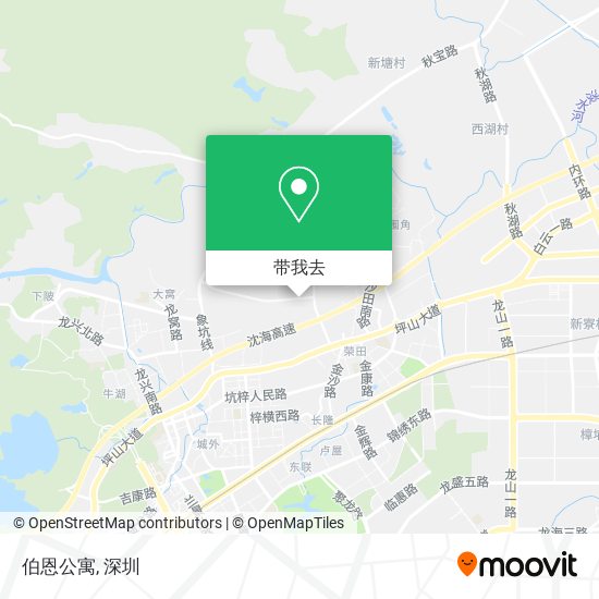 伯恩公寓地图