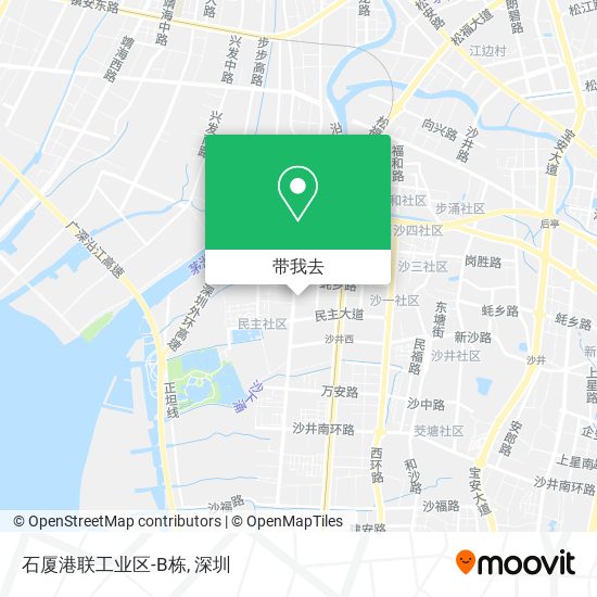 石厦港联工业区-B栋地图