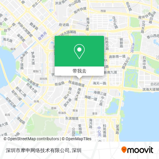 深圳市摩申网络技术有限公司地图