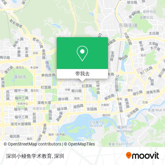 深圳小鳗鱼学术教育地图