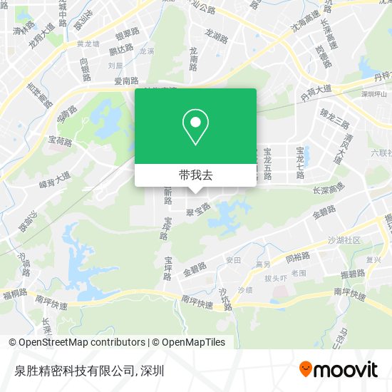 泉胜精密科技有限公司地图