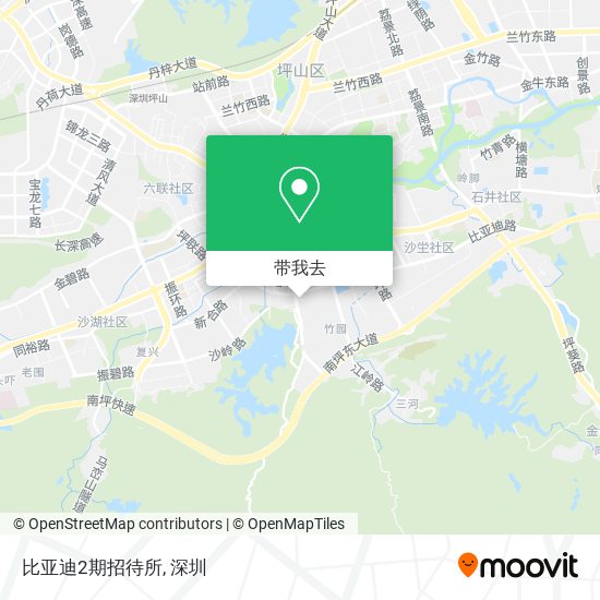 比亚迪2期招待所地图