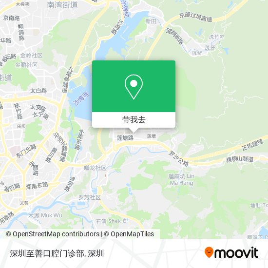 深圳至善口腔门诊部地图