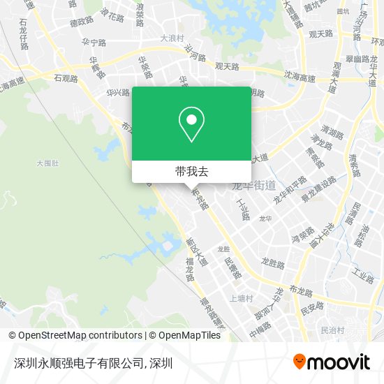 深圳永顺强电子有限公司地图