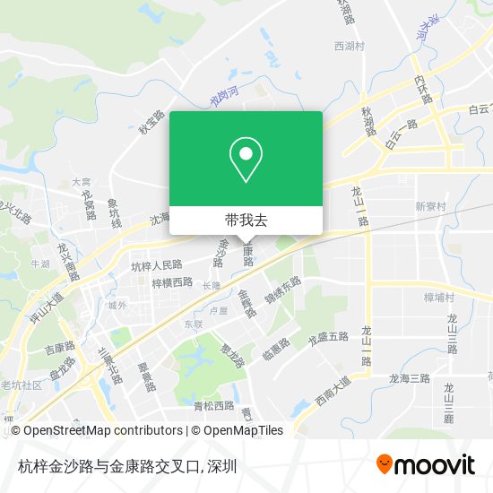 杭梓金沙路与金康路交叉口地图