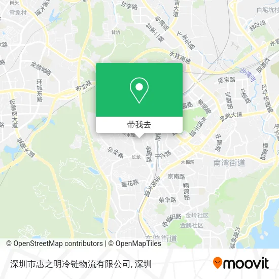 深圳市惠之明冷链物流有限公司地图