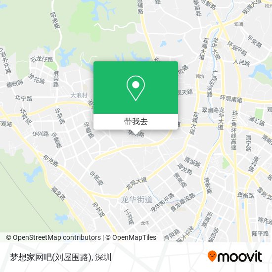 梦想家网吧(刘屋围路)地图