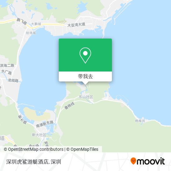 深圳虎鲨游艇酒店地图