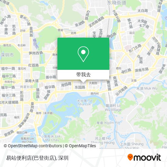 易站便利店(巴登街店)地图