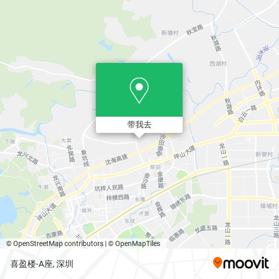 喜盈楼-A座地图